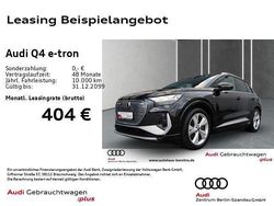 Schwarz Gebraucht 2022 Audi Q4 e-tron S-Line SUV | 28.690 € (Superpreis)