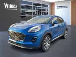 Dynamicblau metalli blau Gebraucht 2022 Ford Puma Titanium X Limousine | 21.840 € (Etwas zu teuer)