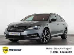 Business grau Gebraucht 2021 Skoda Superb SportLine Kombi | 28.460 € (Fairer Preis)
