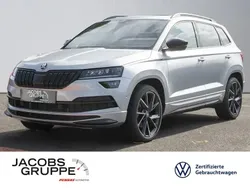 Silber Gebraucht 2021 Skoda Karoq SportLine SUV | 28.430 € (Fairer Preis)