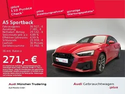 Tangorot metallic Gebraucht 2022 Audi A5 Sportback Ambiente Limousine | 36.378 € (Fairer Preis)