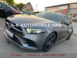 Grau Gebraucht 2021 Mercedes A180 AMG line Limousine | 27.499 € (Guter Preis)