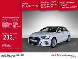 Weiß Gebraucht 2022 Audi A3 Sportback Advanced Limousine | 19.920 € (Fairer Preis)