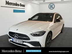 Weiß Gebraucht 2024 Mercedes C300e AMG Kombi | 58.550 €