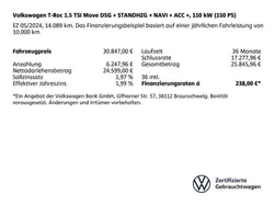 Grau Gebraucht 2024 VW T-Roc Move SUV | 30.847 € (Fairer Preis)