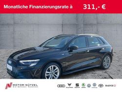Schwarz Gebraucht 2022 Audi A3 Sportback S-Line Kleinwagen | 25.490 € (Fairer Preis)