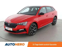 Rot Gebraucht 2021 Skoda Scala Monte Carlo Kleinwagen | 24.080 € (Fairer Preis)
