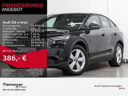 Mythosschwarz metallic Gebraucht 2022 Audi Q4 Sportback e-tron Ambiente SUV | 29.940 € (Fairer Preis)