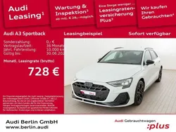Gletscherweiß metallic Gebraucht 2025 Audi A3 Sportback e-tron S-Line Limousine | 52.300 € (Guter Preis)