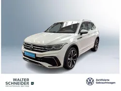 Pure white Gebraucht 2020 VW Tiguan R-line SUV | 34.350 € (Fairer Preis)
