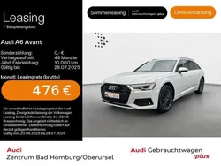 Gletscherweiß metallic Gebraucht 2024 Audi A6 Advanced Plus Kombi | 53.480 €