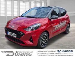 Dragon red/ phantom black (dunkelrot) Gebraucht 2024 Hyundai i10 Prime Kleinwagen | 20.250 € (Etwas zu teuer)