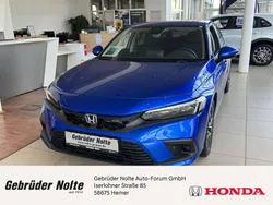Premium crystal blue Neu 2025 Honda Civic Elegance Limousine | 33.490 € (Guter Preis)