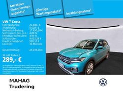 Blau Gebraucht 2023 VW T-Cross Style SUV | 22.480 € (Fairer Preis)
