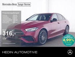 Rot Gebraucht 2024 Mercedes C180 AMG Limousine | 40.750 € (Etwas zu teuer)