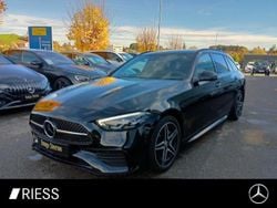 Metalliclack obsidianschwarz Gebraucht 2025 Mercedes C220 AMG Kombi | 43.850 € (Etwas zu teuer)