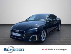 Mythosschwarz metallic Gebraucht 2022 Audi A5 S-Line Coupé | 33.380 € (Guter Preis)