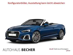 Ascariblau metallic Gebraucht 2024 Audi A5 Cabriolet S-Line Cabrio | 52.930 € (Etwas zu teuer)