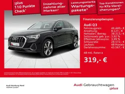 0e mythosschwarz metallic Gebraucht 2024 Audi Q3 S-Line SUV | 46.440 € (Fairer Preis)