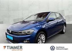 Blau Gebraucht 2021 VW Polo Highline Limousine | 16.660 € (Guter Preis)