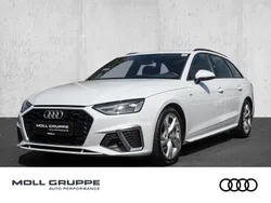 Gletscherweiss metallic Gebraucht 2021 Audi A4 S-Line Kombi | 29.840 € (Superpreis)