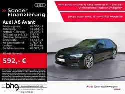 Mythosschwarz metallic Gebraucht 2023 Audi A6 Sport Kombi | 49.930 € (Etwas zu teuer)