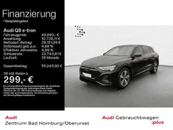 Mythosschwarz metallic Gebraucht 2023 Audi Q8 e-tron S-Line SUV | 49.890 € (Fairer Preis)