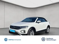 Pure white Gebraucht 2024 VW T-Roc Cabriolet Style Cabrio | 31.885 € (Guter Preis)