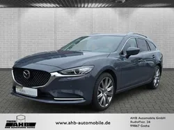 Polymetal grey Gebraucht 2024 Mazda 6 Exclusive-Line Kombi | 33.890 € (Fairer Preis)