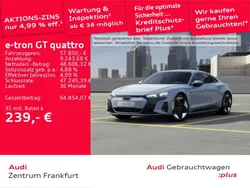 Suzukagrau metallic Gebraucht 2022 Audi e-tron GT quattro Sport Limousine | 57.850 € (Guter Preis)