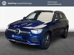 Dunkel blau metallic Gebraucht 2020 Mercedes GLC300e AMG SUV | 36.933 € (Guter Preis)