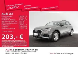 Chronosgrau metallic Gebraucht 2021 Audi Q3 Ambiente SUV | 28.745 € (Fairer Preis)