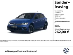 Reef blue metallic schwarz Neu 2025 VW Polo R-line Limousine | 29.855 € (Etwas zu teuer)