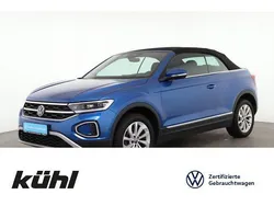 Blau Gebraucht 2024 VW T-Roc Cabriolet Style Cabrio | 23.690 € (Superpreis)