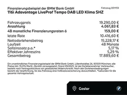 Schwarz Gebraucht 2023 BMW 116 Advantage Kleinwagen | 19.290 € (Guter Preis)
