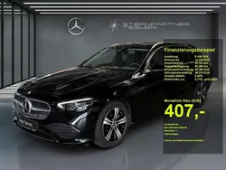 Metalliclack obsidianschwarz Gebraucht 2024 Mercedes C220 Avantgarde Kombi | 37.350 € (Fairer Preis)