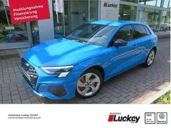 Blau Gebraucht 2022 Audi A3 Sportback e-tron S-Line Limousine | 29.870 € (Etwas zu teuer)