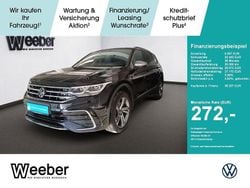 Schwarz Gebraucht 2022 VW Tiguan Allspace R-line SUV | 36.227 € (Fairer Preis)