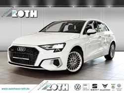 Weiss Gebraucht 2022 Audi A3 Sportback Advanced Plus Limousine | 25.490 € (Superpreis)