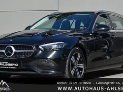 Obsidianschwarz lack Gebraucht 2022 Mercedes C220 Avantgarde Kombi | 24.900 € (Guter Preis)