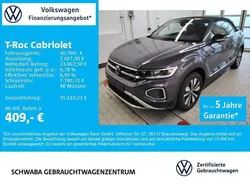 Grau Gebraucht 2025 VW T-Roc Cabriolet Goal Cabrio | 30.790 € (Guter Preis)