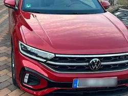 Rot Gebraucht 2023 VW T-Roc Cabriolet R-line Cabrio | 29.500 € (Superpreis)