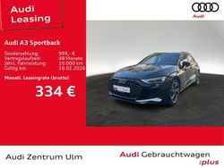 Mythosschwarz metallic Gebraucht 2024 Audi A3 Advanced Plus Limousine | 36.420 € (Fairer Preis)