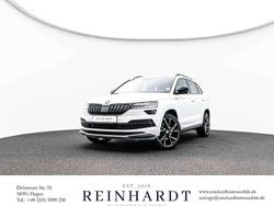 Moonweiss metallic Gebraucht 2022 Skoda Karoq SportLine SUV | 27.220 € (Superpreis)