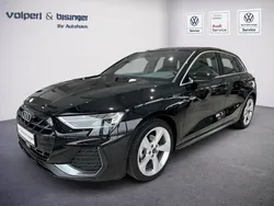 Mythosschwarz metallic Gebraucht 2024 Audi A3 Sportback S-Line Limousine | 37.980 € (Guter Preis)