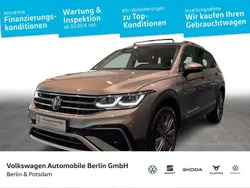 Pyritsilber metallic Gebraucht 2024 VW Tiguan Allspace Elegance SUV | 44.870 € (Fairer Preis)