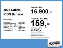 Grau Gebraucht 2021 Fiat 500e Icon Cabrio | 16.900 € (Superpreis)