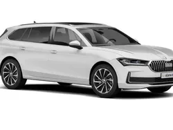 Moonweiss metallic Neu 2024 Skoda Superb SportLine Kombi | 40.450 € (Superpreis)
