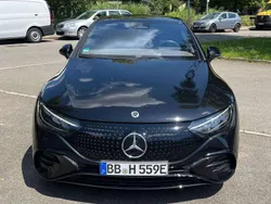 Schwarz Gebraucht 2022 Mercedes EQE350 AMG line Limousine | 48.000 € (Fairer Preis)