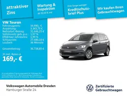 Grau Gebraucht 2024 VW Touran Highline Van / Kleinbus | 34.990 € (Fairer Preis)